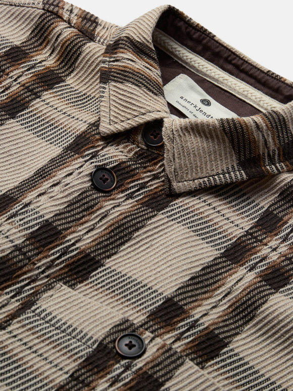 Aklouis twill check shirt Incence