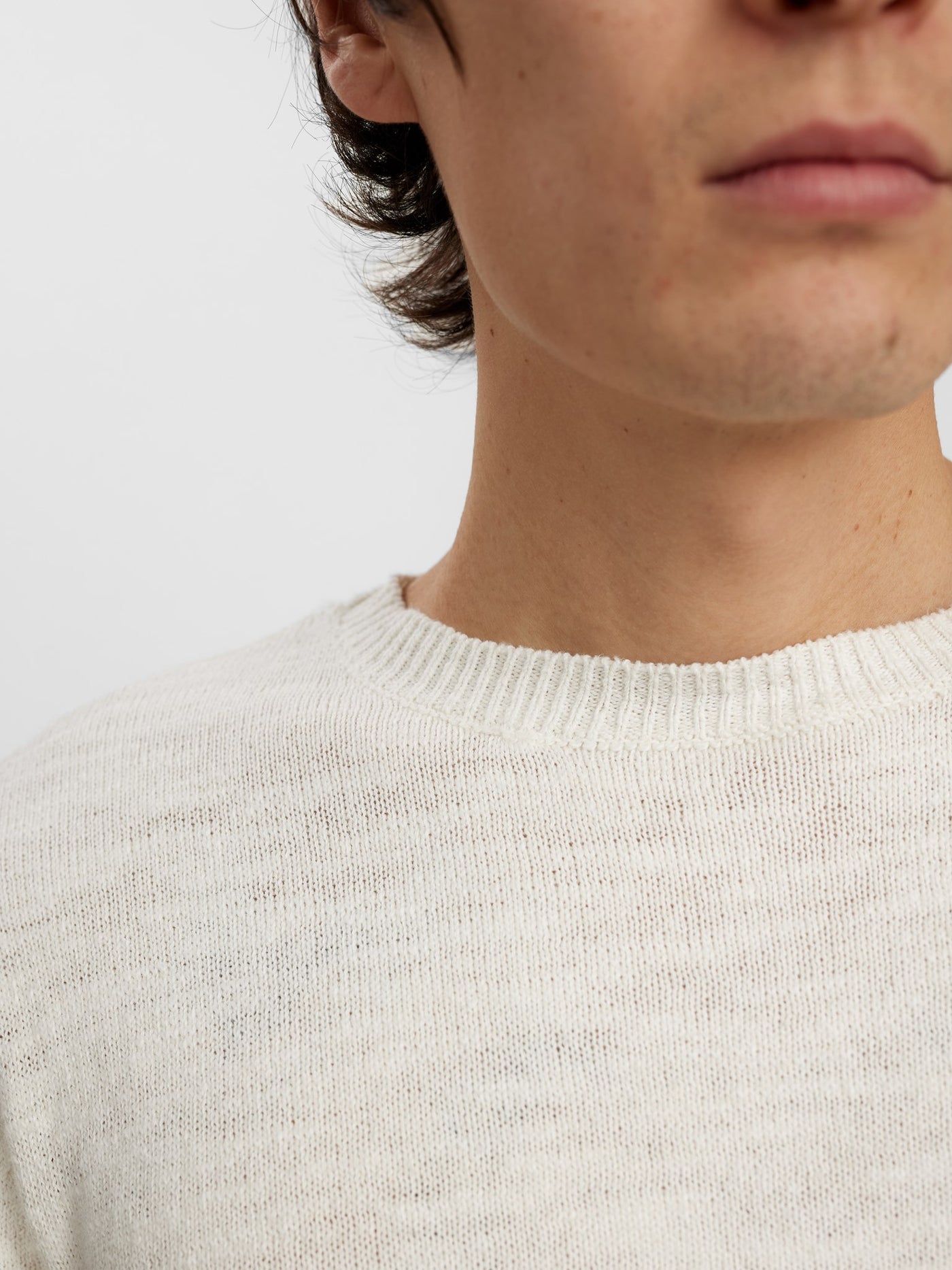 Aksune cot/lin knit