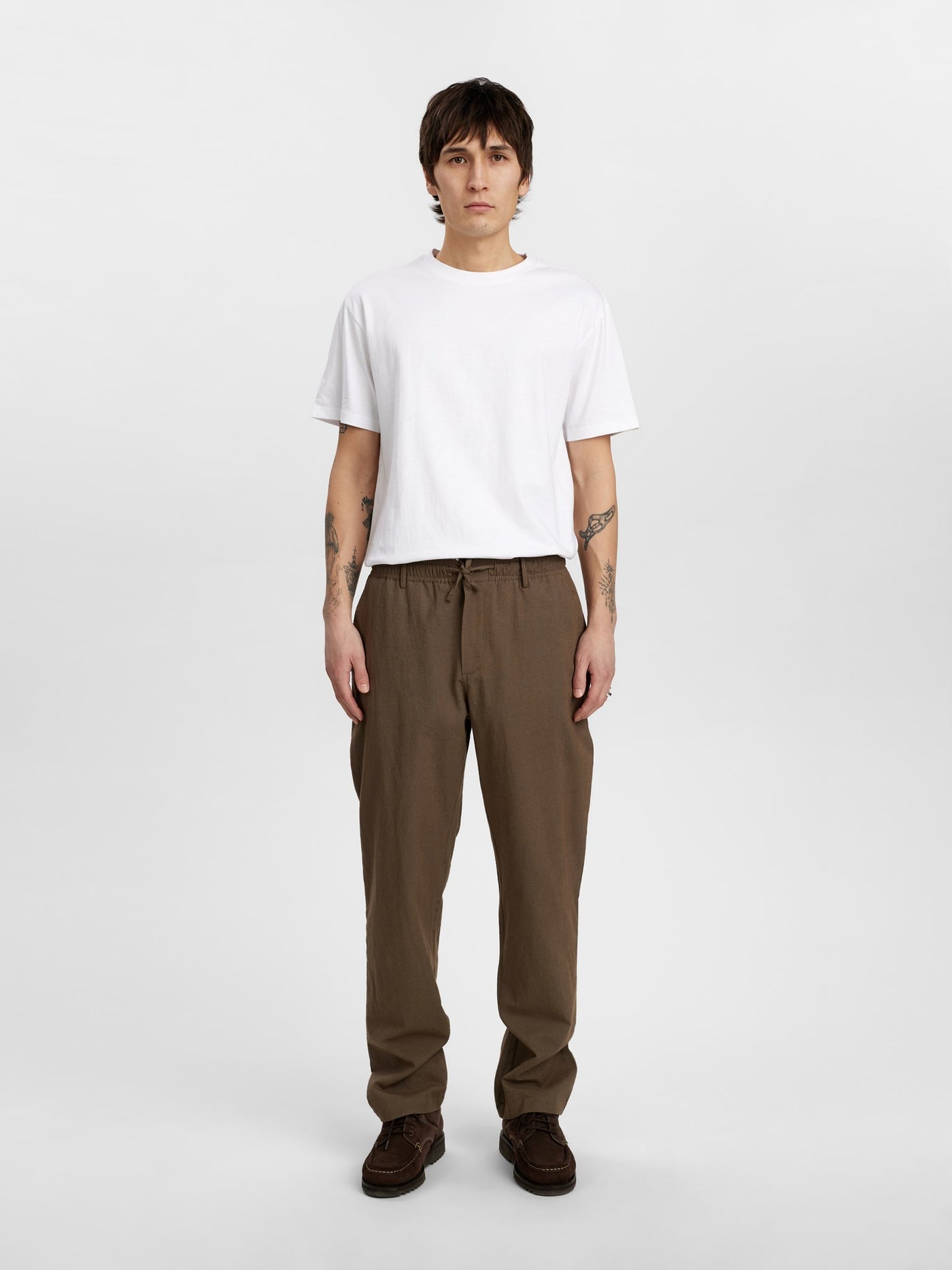 Akjan cot/lin ela pants