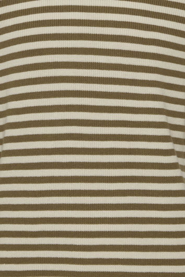 CFkarl striped crew neck linen