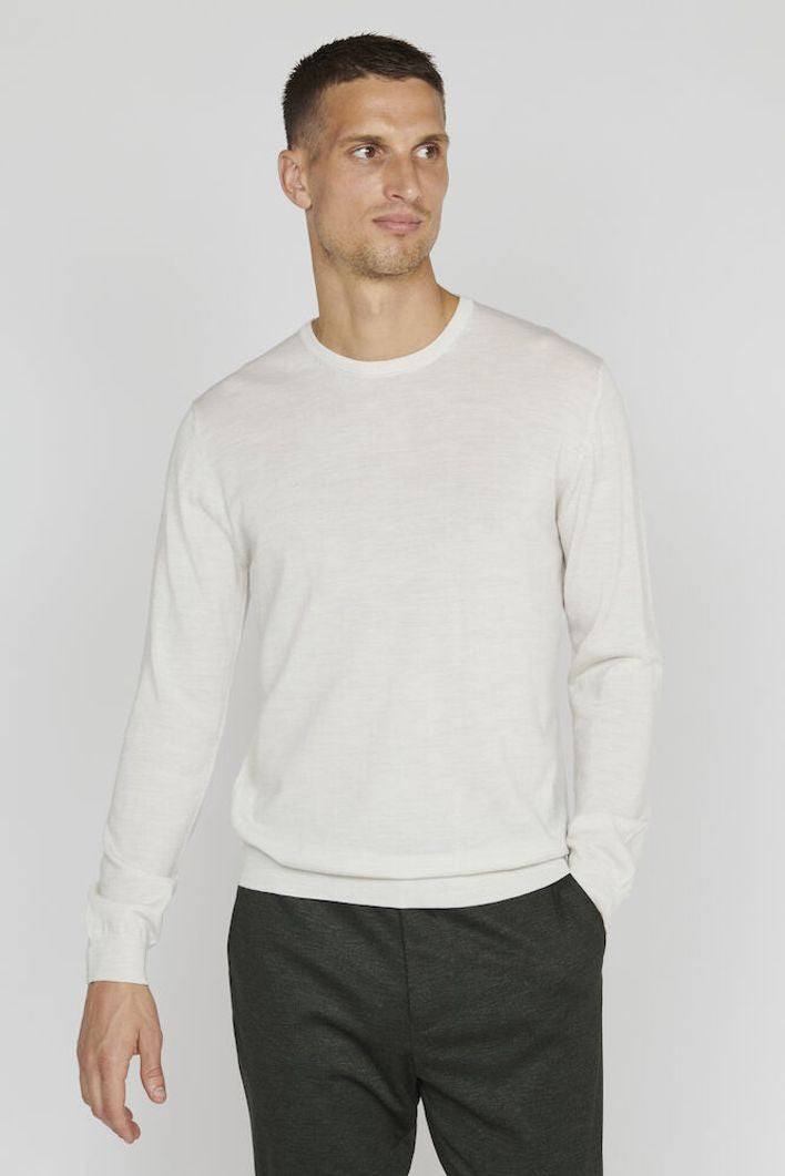 Margrate 100% merino ronde hals