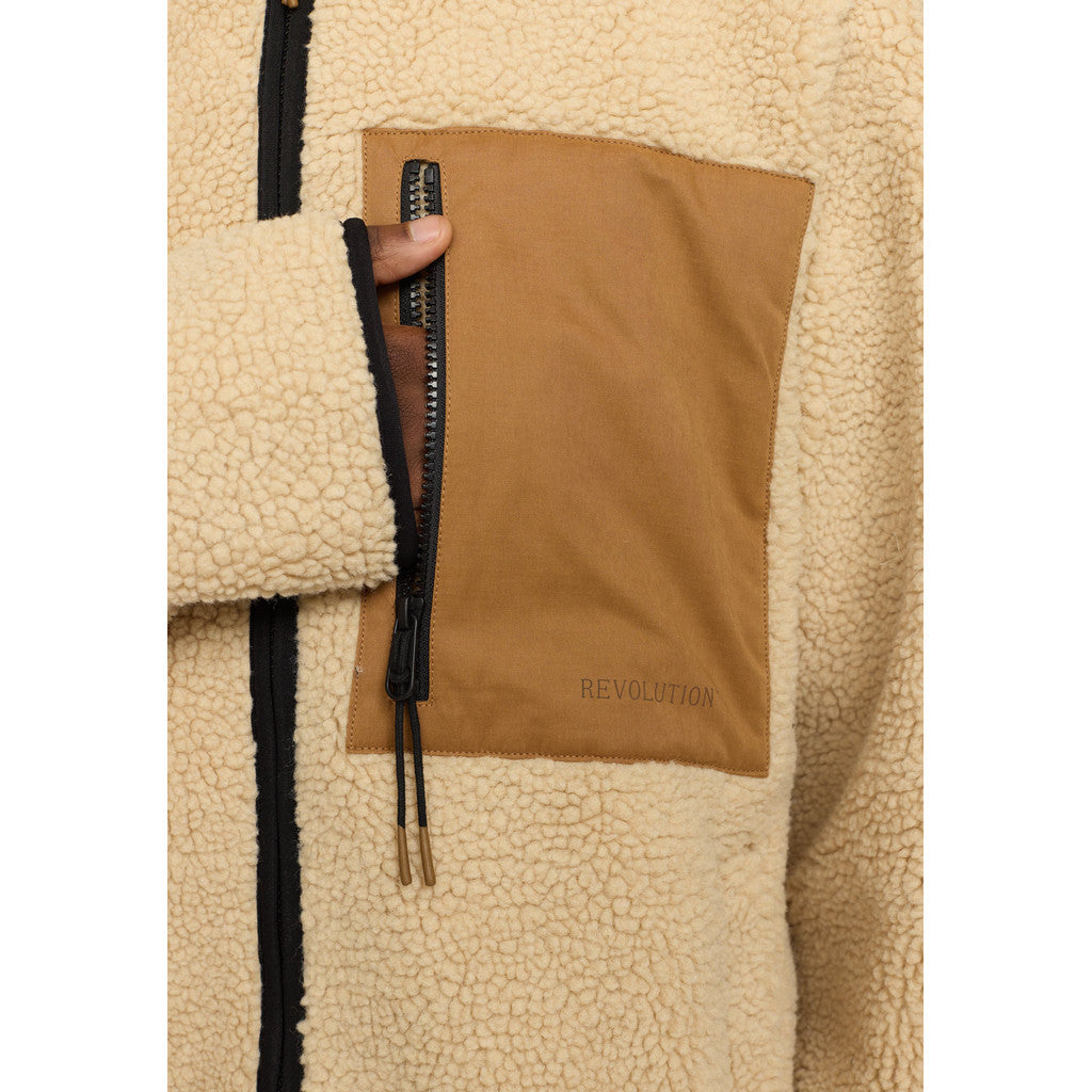 Pocket Teddy jacket 7816 beige