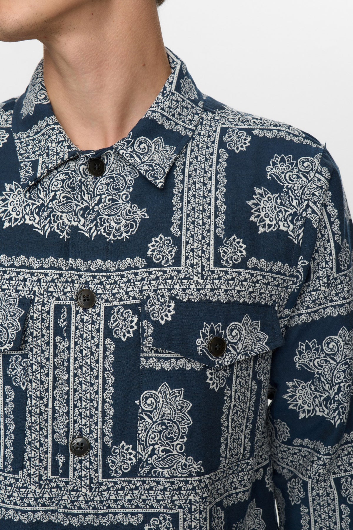 akoscar flower overshirt