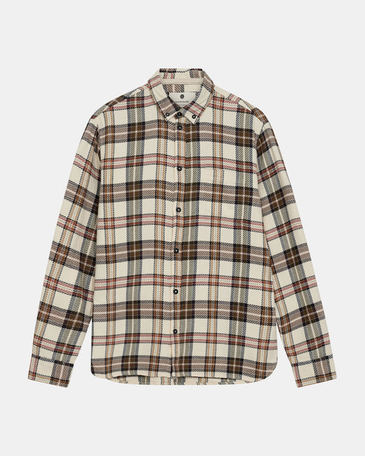 akleif twill check shirt