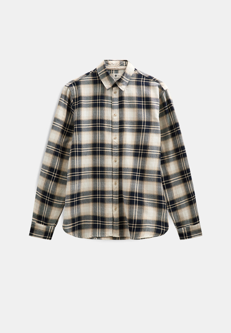 akleif viscose check shirt