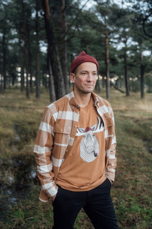 Big Moose T-shirt light brown