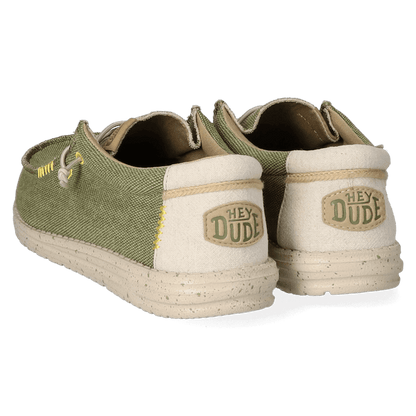 Wally coastline jute olijfgroen