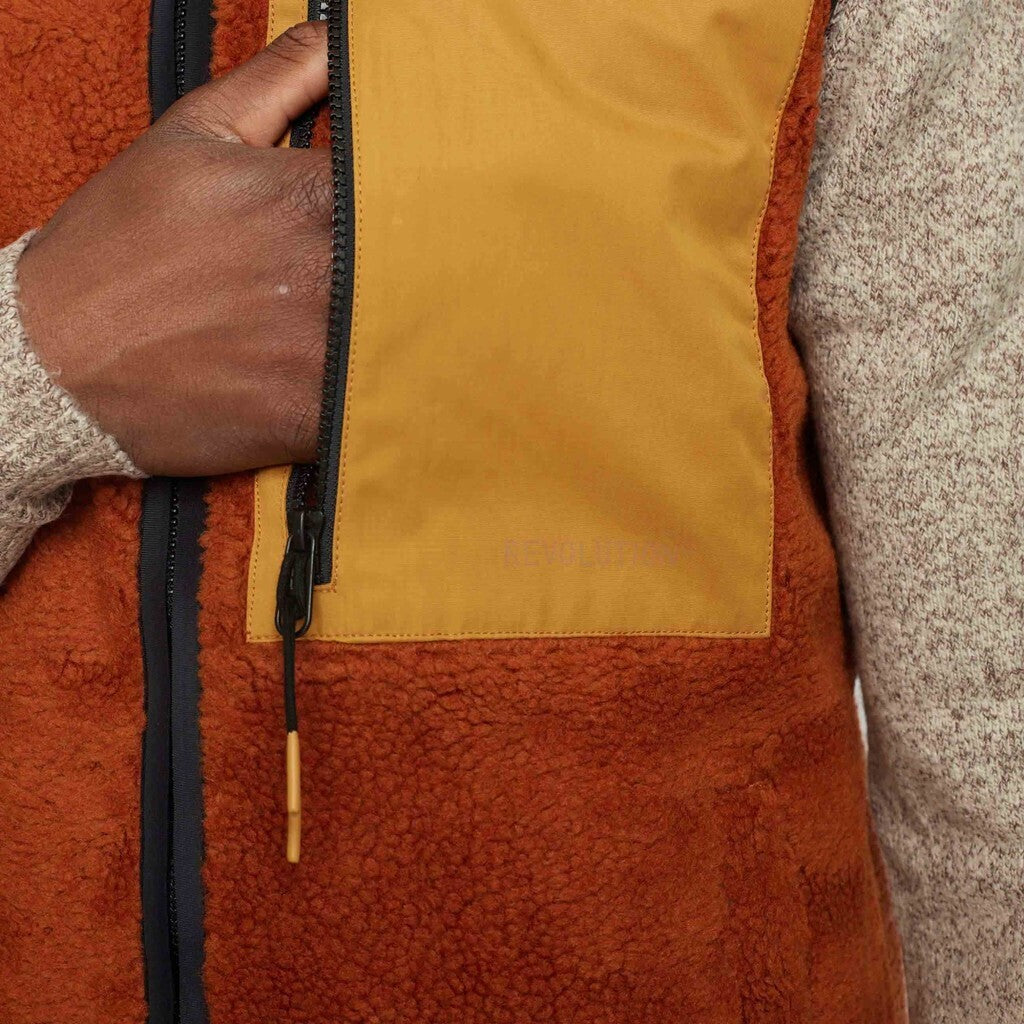 Pocket Teddy vest 7833 orange
