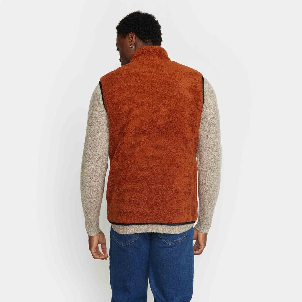 Pocket Teddy vest 7833 orange