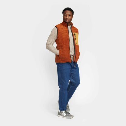 Pocket Teddy vest 7833 orange