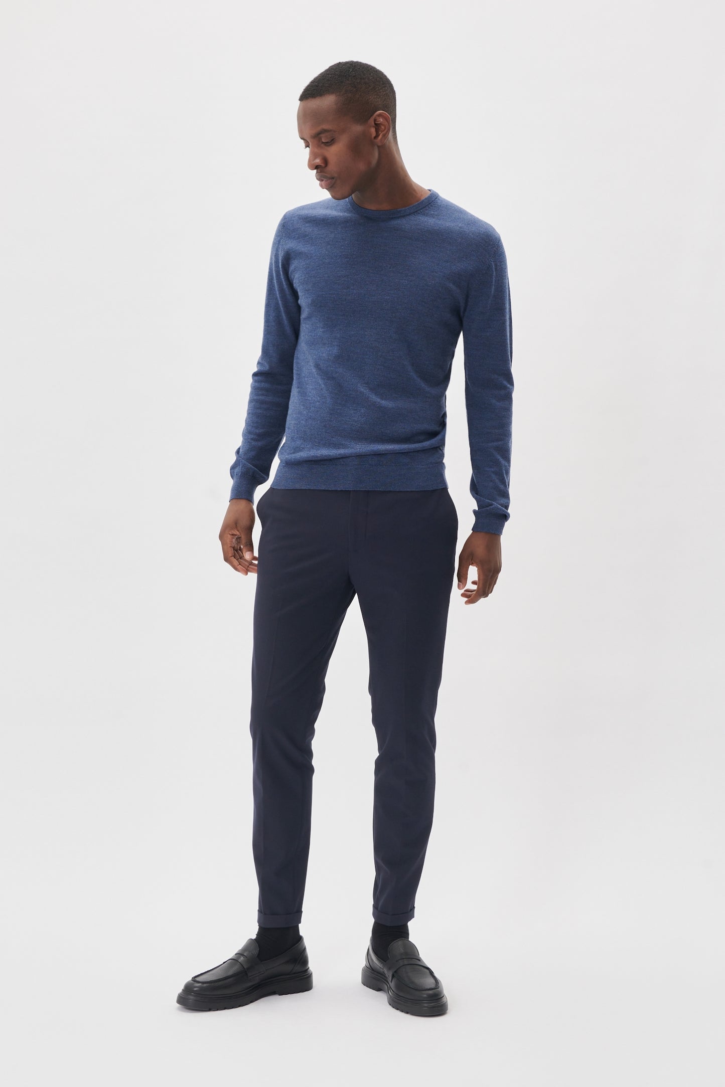 Margrate 100% merino ronde hals