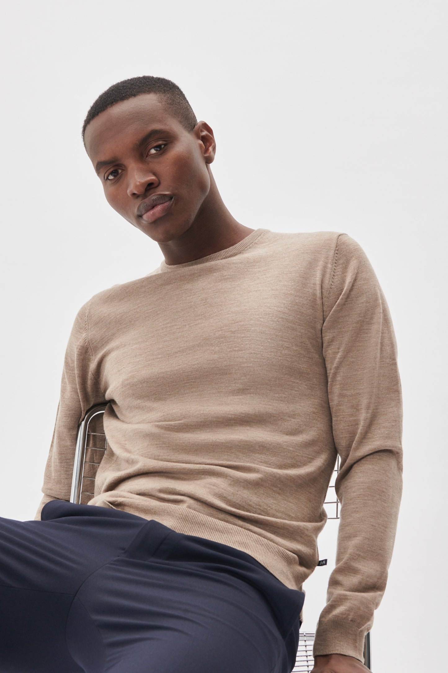 Margrate 100% merino ronde hals