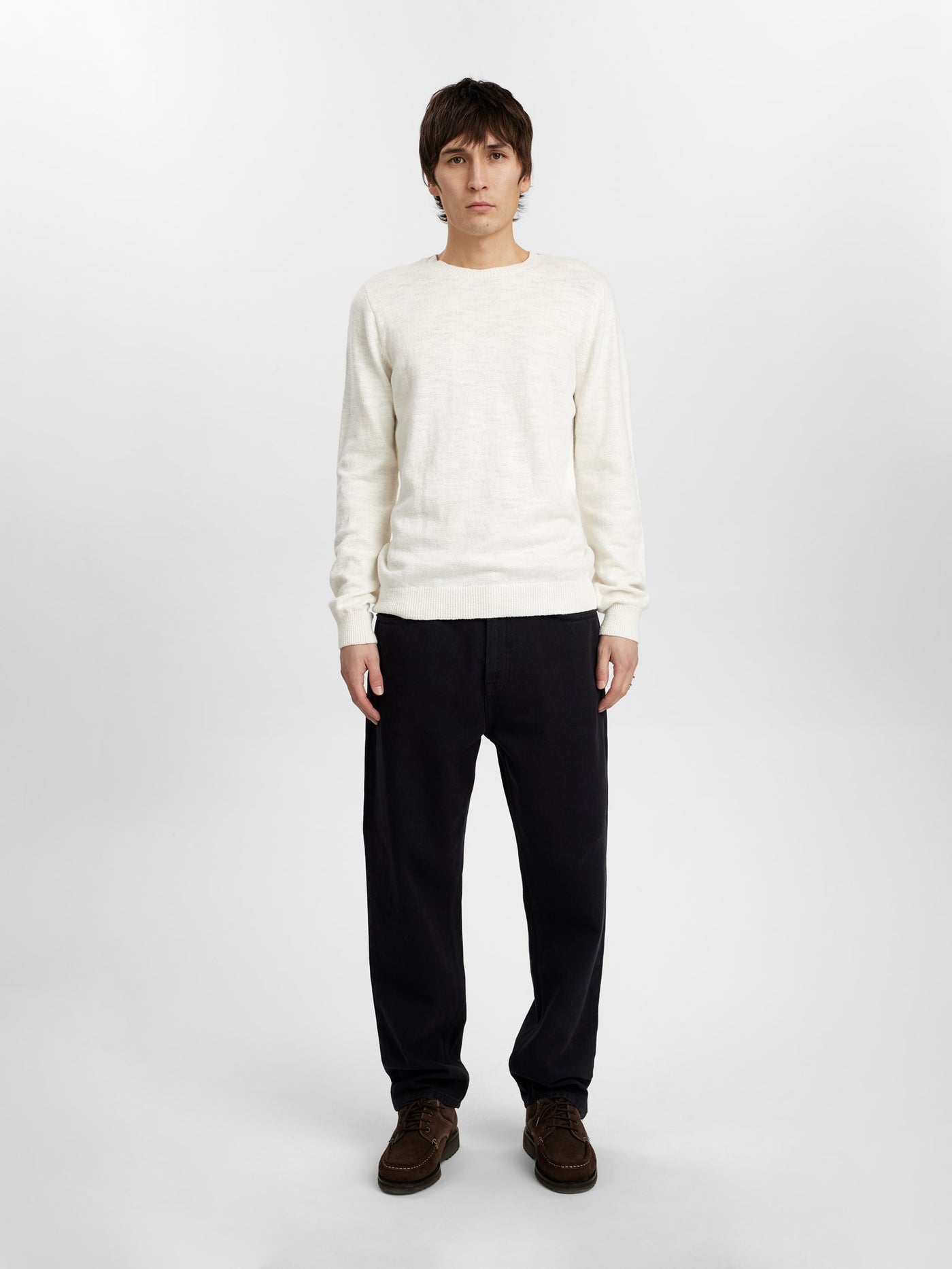 Aksune cot/lin knit