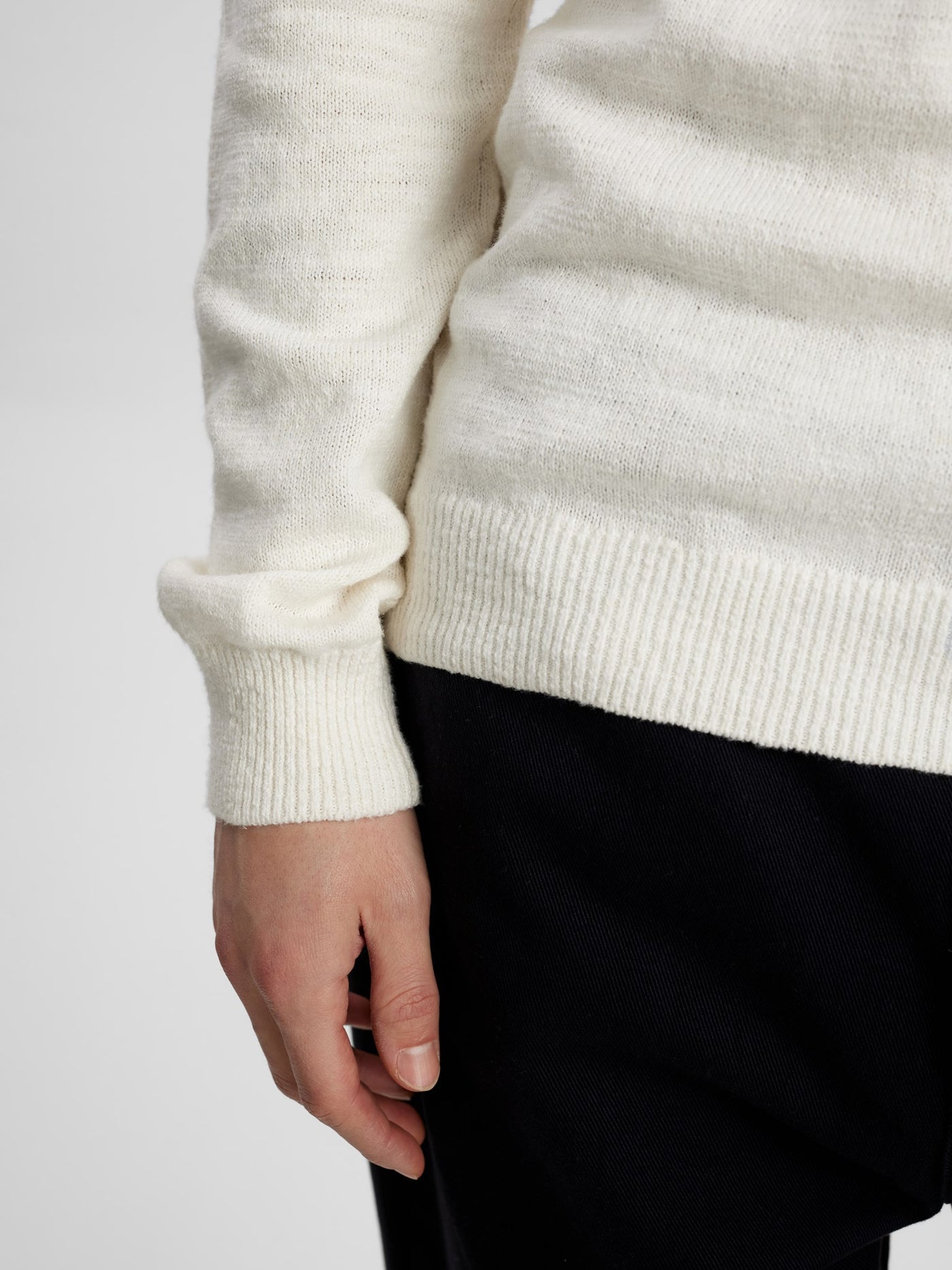 Aksune cot/lin knit