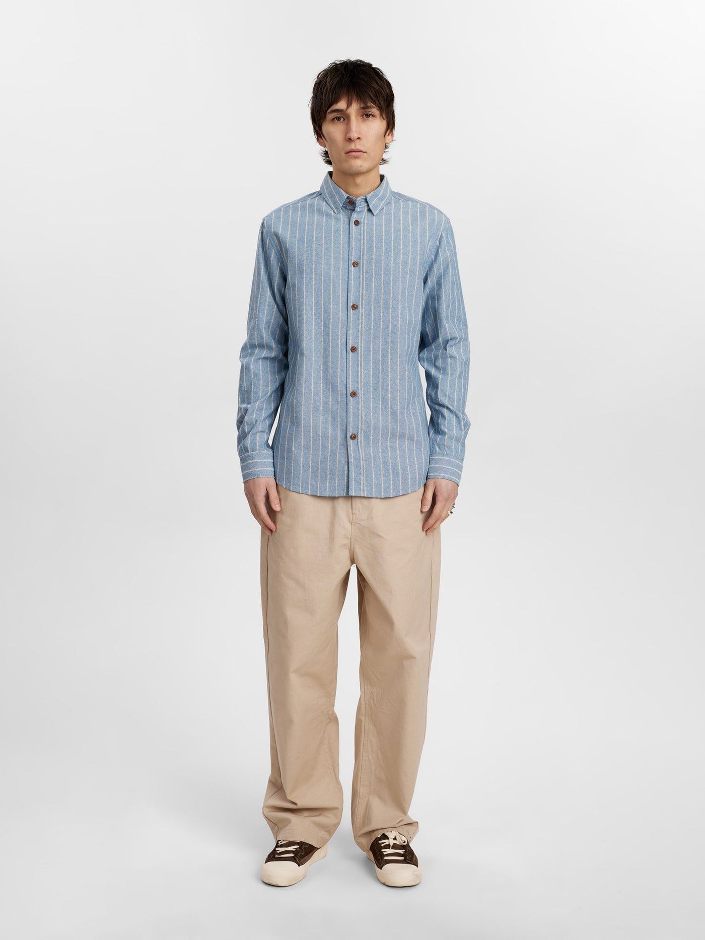 Akleif ls stripe shirt