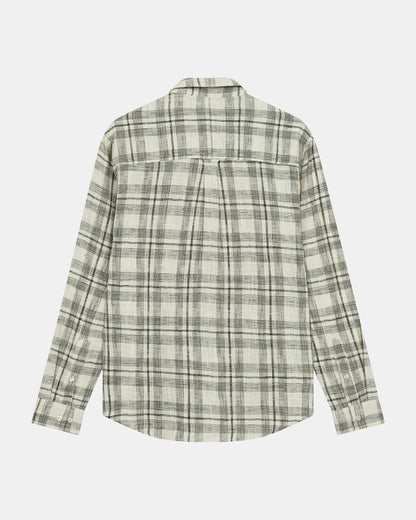 Akleif cot/lin check shirt