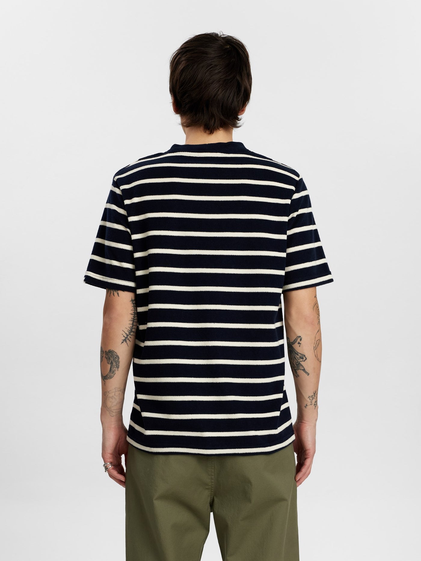Akkikki frotte stripe tee