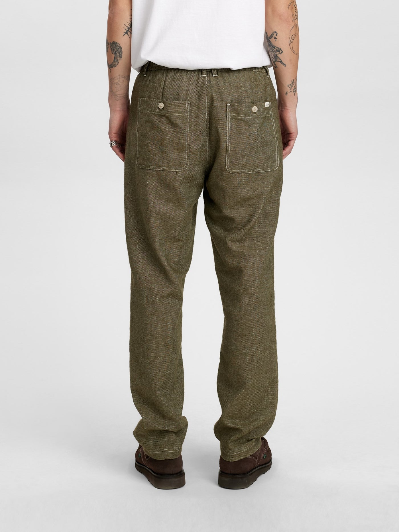 Akjan Twill contrast pants