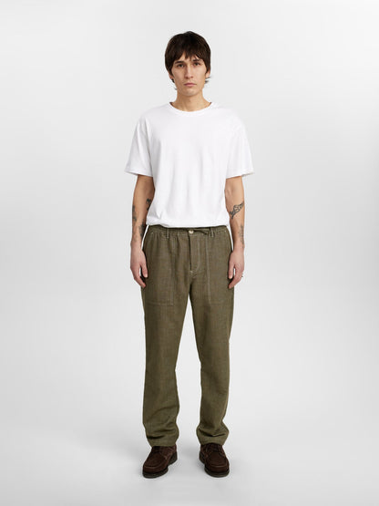 Akjan Twill contrast pants