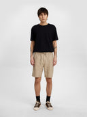 Akjan Twill contrast shorts