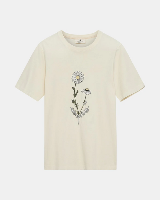 Akkikki flower emb ss tee