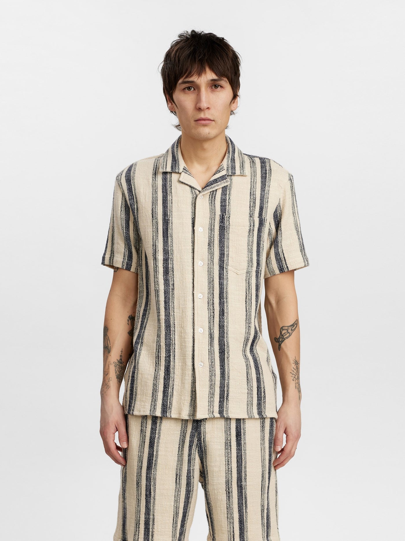 Akleon structure s/s shirt tofu