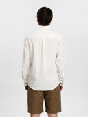 Akleif ls cot/lin shirt