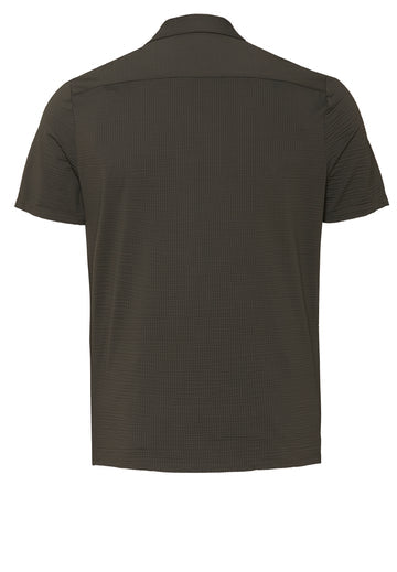 PURE functional H.Tico waffle hemd korte mouw