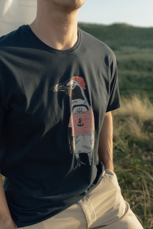 African Penguin T-shirt blueberry