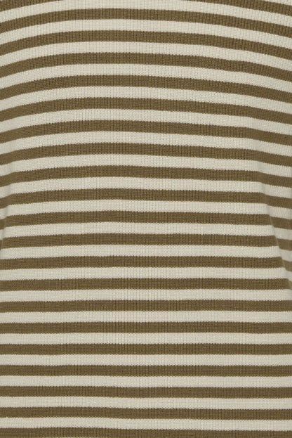 CFkarl striped crew neck linen