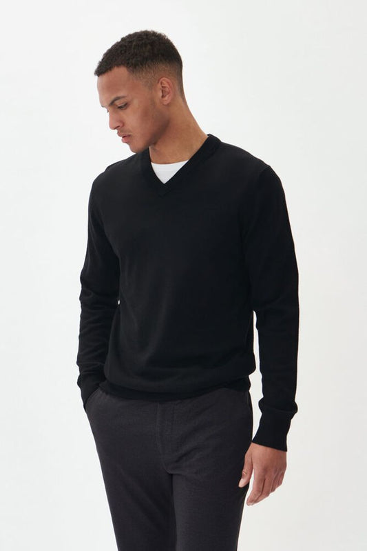 Maviggo 100% merino v-neck