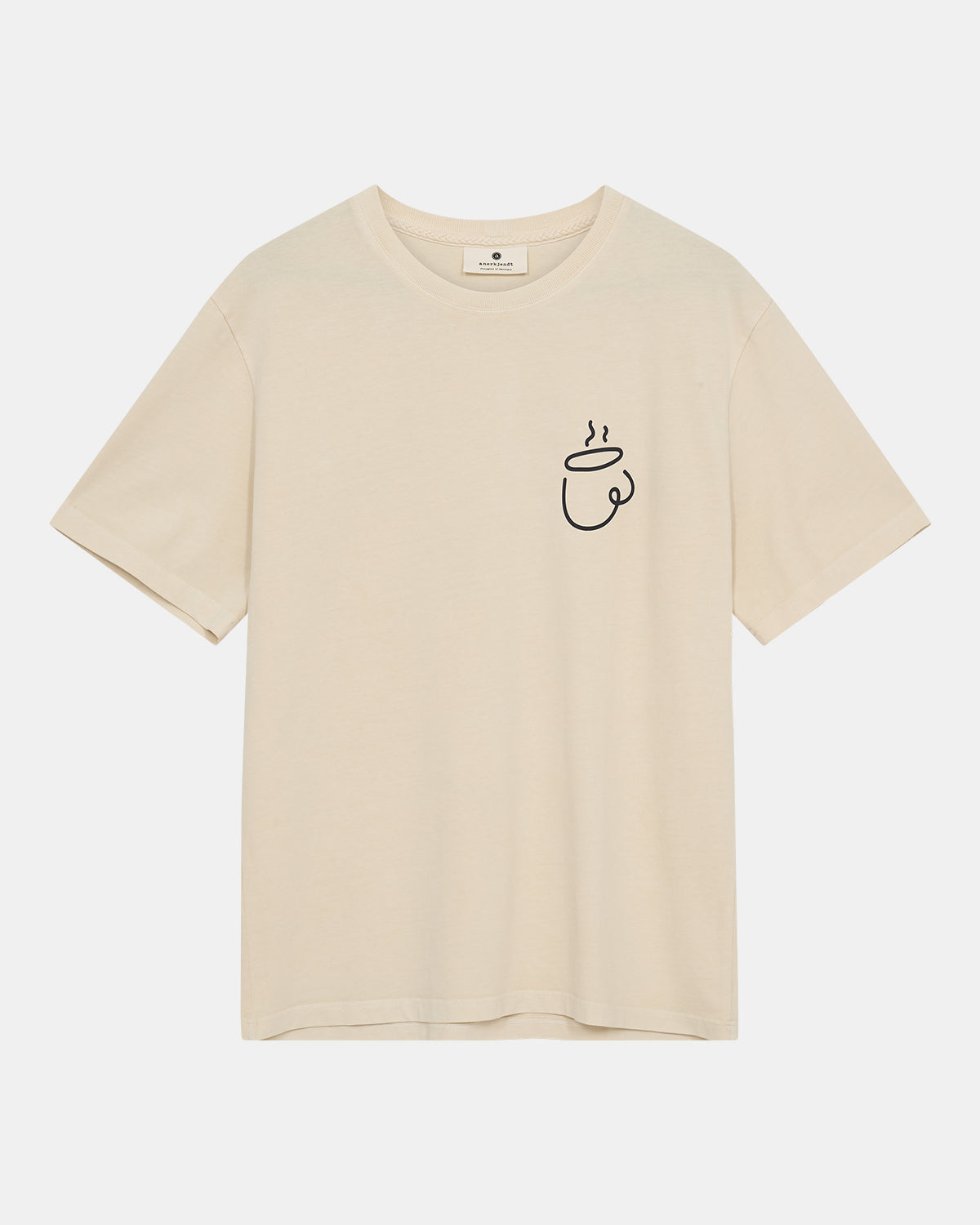 Akvillads espresso print ss tee