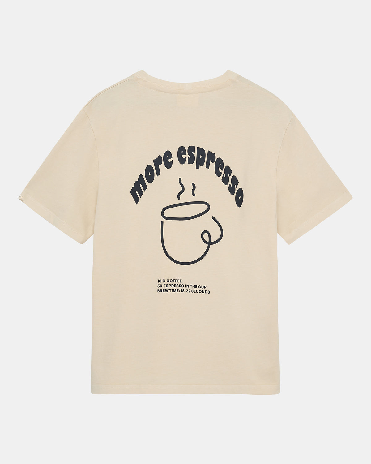 Akvillads espresso print ss tee