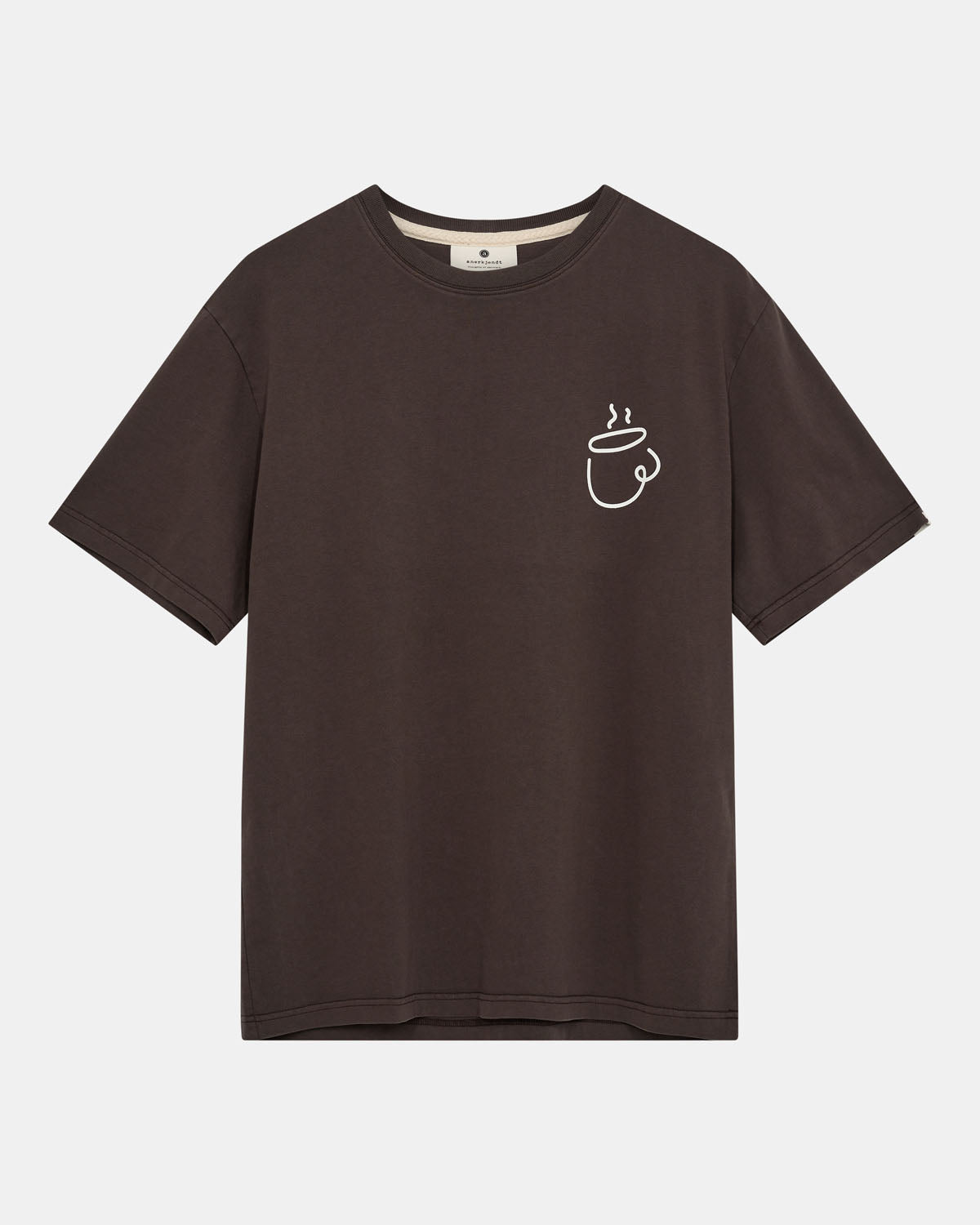 Akvillads espresso print ss tee