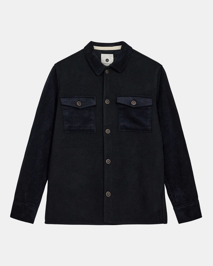 Akoscar cord mix overshirt