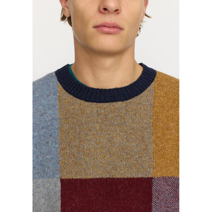 Pull en maille 6591 vert foncé