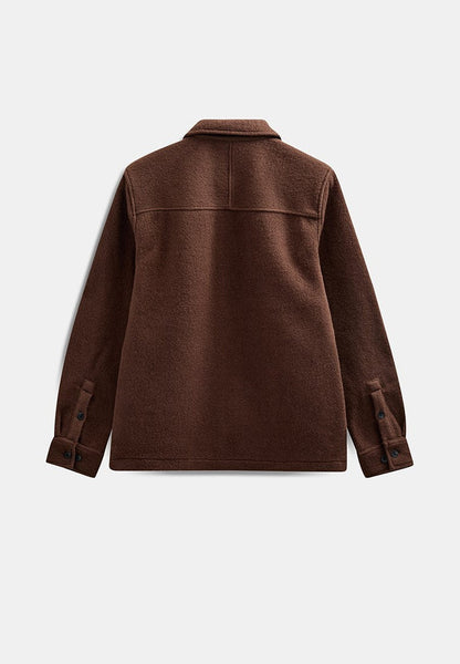 Akoscar boiled wool overshirt