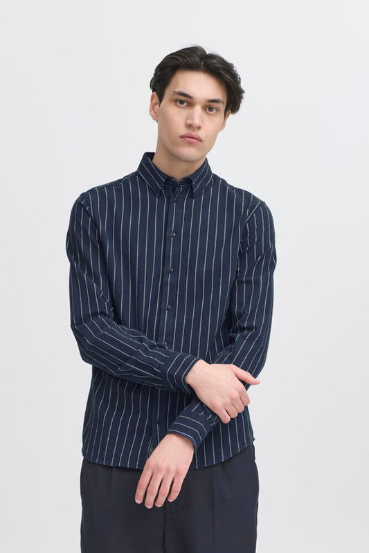 CFMace LS BU striped shirt