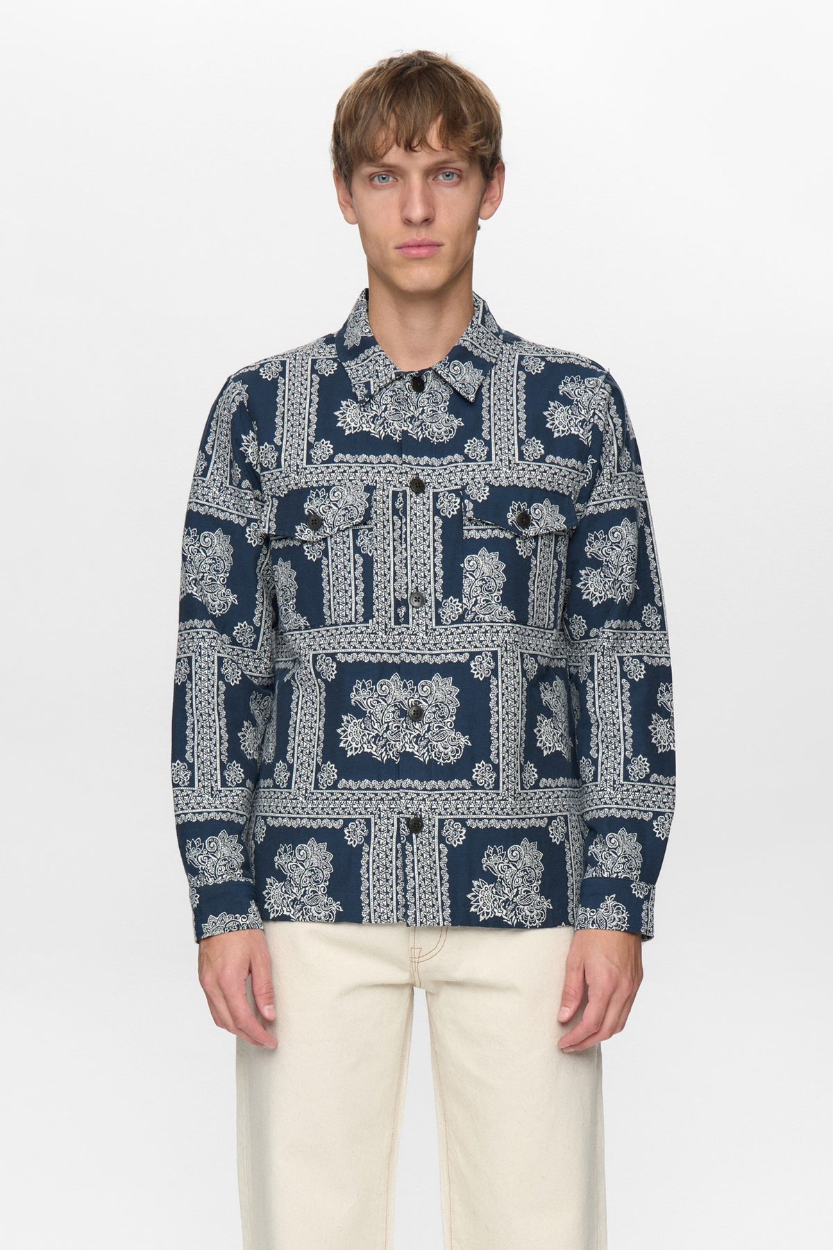 akoscar flower overshirt