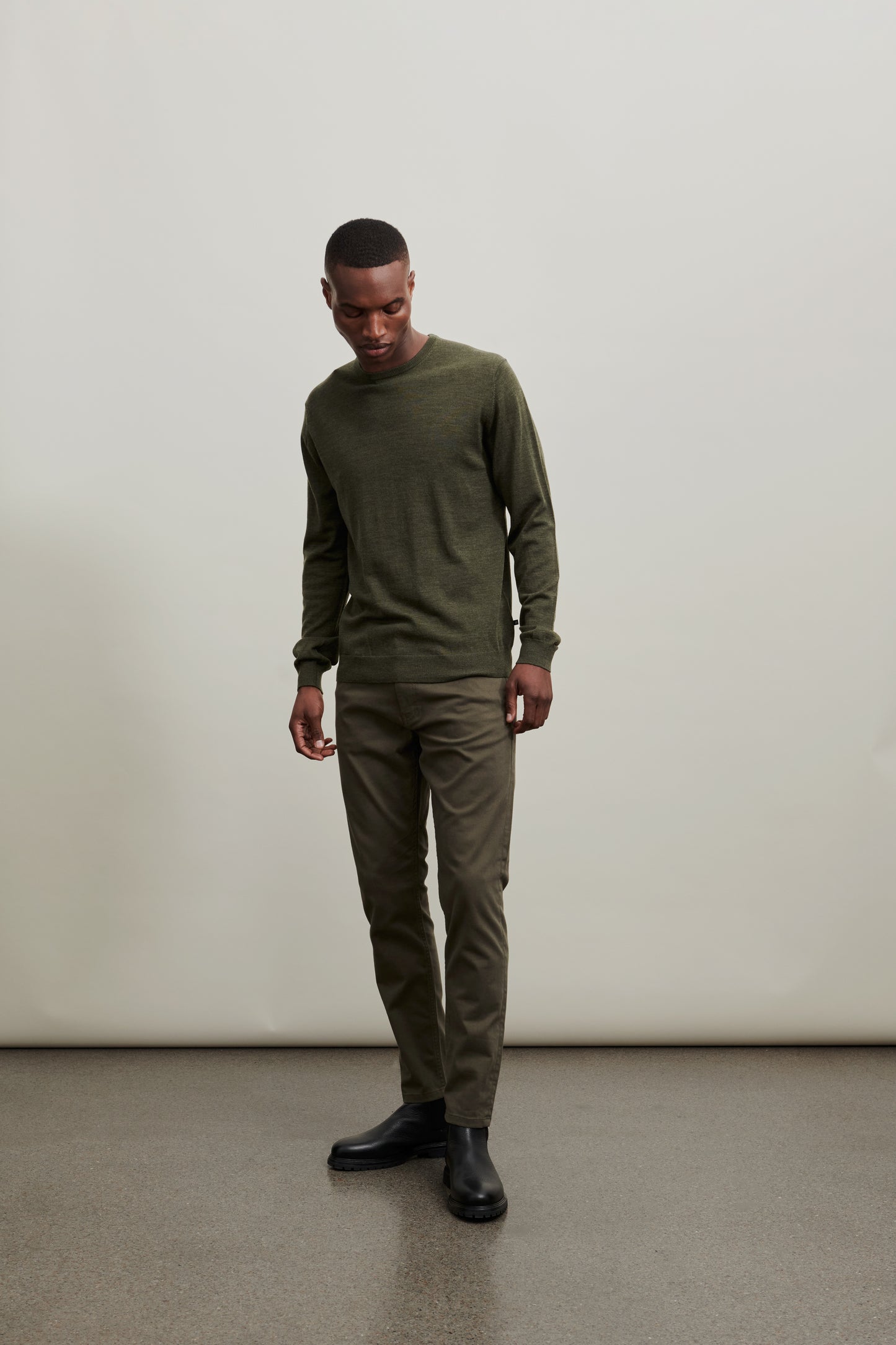 Margrate 100% merino ronde hals