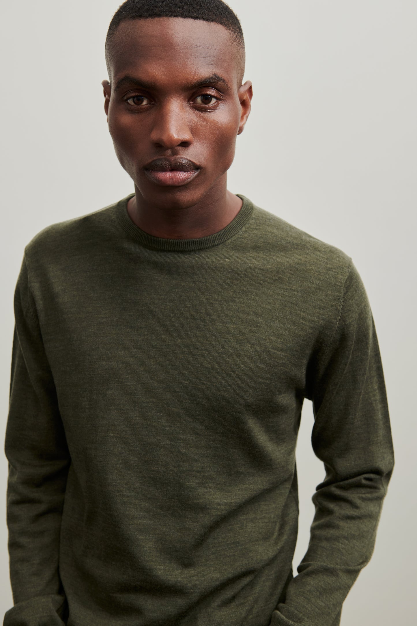 Margrate 100% merino ronde hals