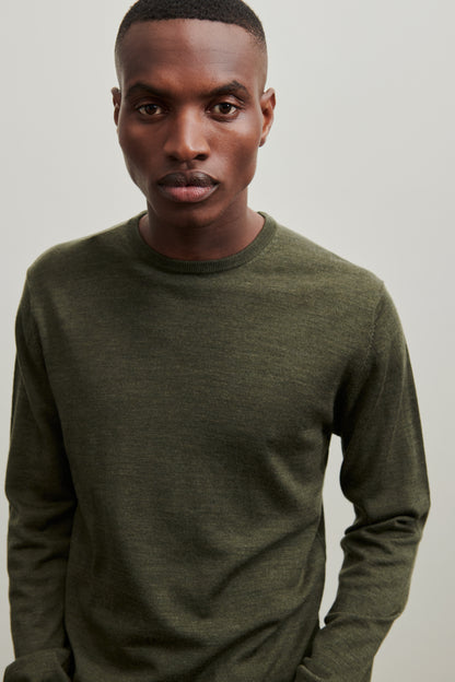 Margrate 100% merino ronde hals